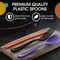 Exquisite Polished Plastic Silverware – 150 Pcs Heavy Duty Cutlery Set – 50 Each of Forks, Knives & Spoons – Disposable Utensil Set for Parties, Events & Catering – Flatware Set by Party Solids